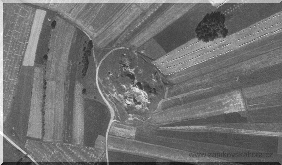 Fotografie lokality z roku 1956 (zdroj mapy Plzeňského kraje)